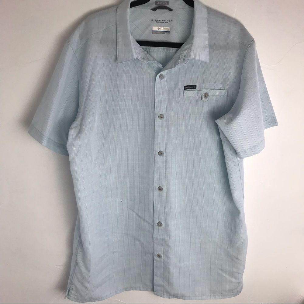 Columbia Omni Shade Active Fit Button Down Shirt